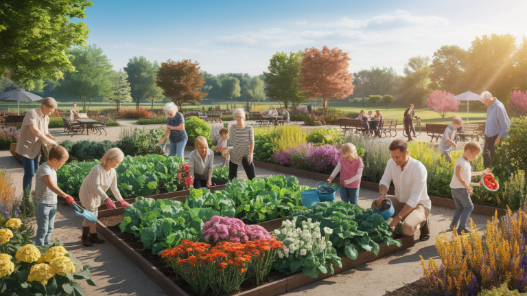 Quels sont les avantages des jardins familiaux ?