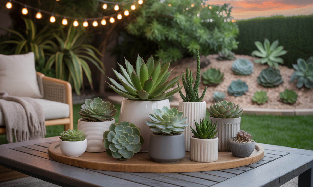 Comment utiliser des plantes succulentes pour dĂ©corer votre espace extĂ©rieur ? dĂ©couvrez comment sublimer votre espace extĂ©rieur avec des plantes succulentes. astuces dĂ©co, conseils dâentretien et idĂ©es crĂ©atives pour un jardin tendance et facile Ă vivre.