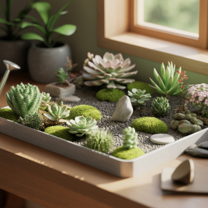 Comment concevoir un jardin miniature à la maison ?
