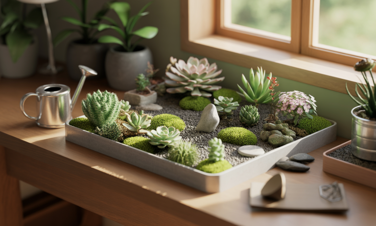 Comment concevoir un jardin miniature à la maison ?